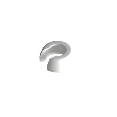 KSST- • 4 SEEGER BLANCS EN PEEK RÉTENTION FORTE