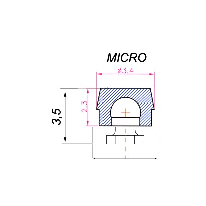KIT SPHERO BLOCK TAILLE MICRO AVEC REVETEMENT TiN (sur mesure)