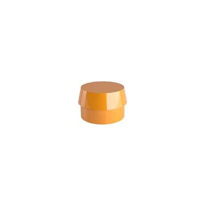 6 COIFFES ORANGE TAILLE MICRO (rétention très élastique - 200 grs /  trou interne réduit Ø 1,6 mm pour des sphères de 1,6mm)